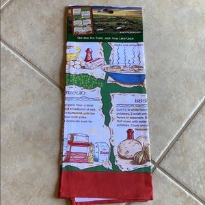 NEW IRISH LOOMS Linen Irish Tea Towels RECIPIES